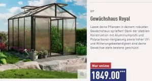 aldi nord online großes gewächshaus 2021