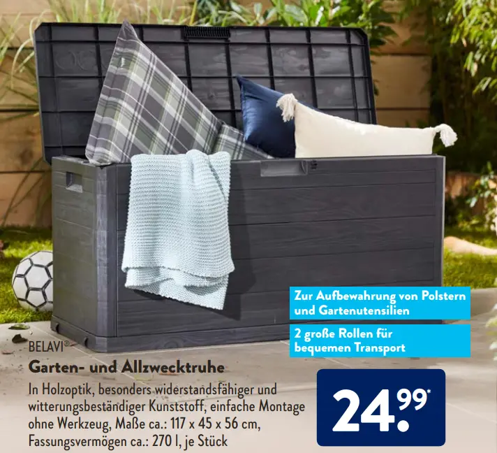 ALDI Garten- und Allzwecktruhe