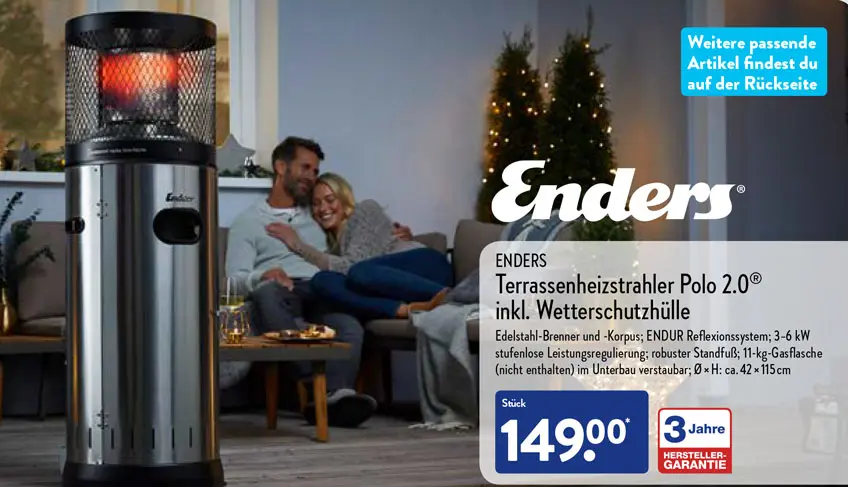 ALDI Terrassenheizstrahler