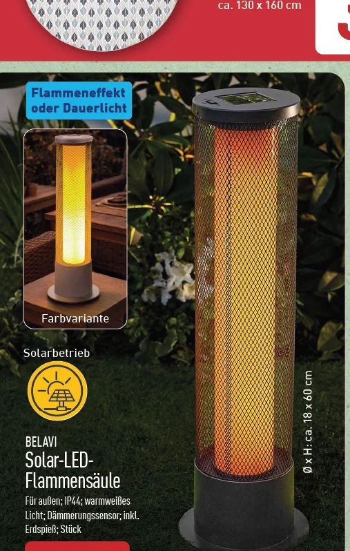 ALDI Solar-LED-Lichter & Solarbeleuchtung ab Mo. 24. August 2026