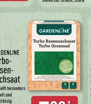 Turbo-Rasennachsaat Angebot ab Mo. 06. Juli 2026