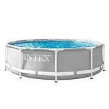 Intex Prism Rondo Ø 305 x 76 cm Frame Pool Set, Hellgrau