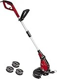 Einhell Elektro Rasentrimmer GC-ET 4530 Set (Motorkopf 4-fach neigbar & 180° drehbar; Alu-Führungsholm stufenlos teleskopierbar, Flowerguard)
