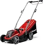 Einhell Akku-Rasenmäher GE-CM 18/33 Li (1×4,0Ah) Power X-Change (Li-ion, 18 V, bis 200 m², 5-stufige zentrale Schnitthöhenverstellung, inkl. 4,0 Ah PXC-Akku + Ladegerät)
