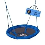 HUDORA 72126/01 Nestschaukel 90 cm, blau – Garten-Schaukel bis 100 kg belastbar