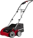 Einhell Elektro-Vertikutierer-Lüfter RG-SA 1433 (1400 W, 33 cm Arbeitsbreite, 3-fach höhenverstellbar, 28 l, empfohlen für Flächen bis 400 m²), Schwarz/Rot