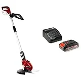 Einhell Akku-Rasentrimmer Power X-Change GE-CT 18 Li (Li-Ion, 18V, 8500U/min, dreh- und neigbarer Motorkopf, Flowerguard, inkl. 2,5 Ah Akku und Ladegerät)