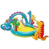 Intex Dinoland Play Center – Kinder Aufstellpool – Planschbecken – 333 x 229 x 112 cm – Für 3+ Jahre
