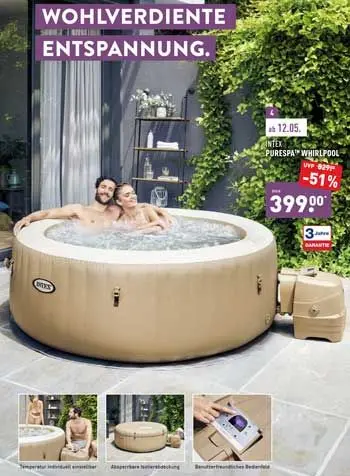ALDI Intex Pure SPA Whirlpool