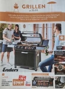 ALDI Gasgrill Enders Boston black pro 6 sikr Turbo II ab 25. März 2021 ALDI Gasgrill Enders Boston black pro 6 sikr Turbo II ab 25. März 2021