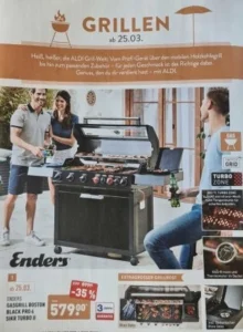 ALDI Gasgrill Enders Boston black pro 6 sikr Turbo II ab 25. März 2021