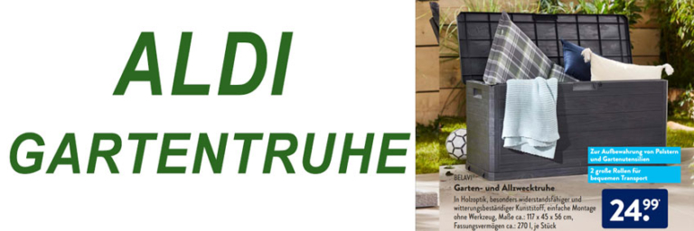 ALDI Nord & Süd Gartenmöbel 2025 Start der Saison im März ☝️