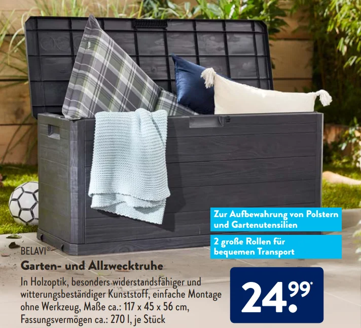 ALDI Garten- und Allzwecktruhe