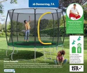 Lidl Trampolin ab 7. April 2022
