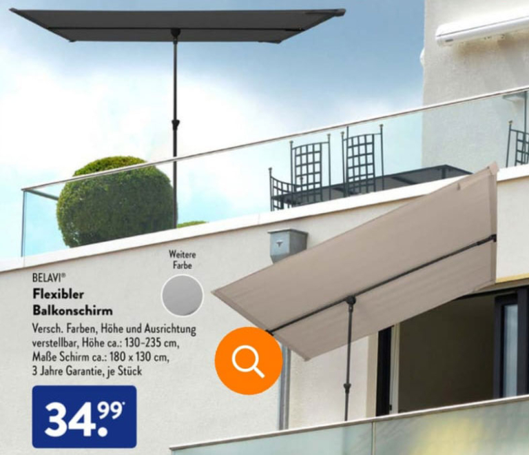 ALDI Nord & Süd Ampelschirm / Sonnenschirm Angebote im Juni 2022