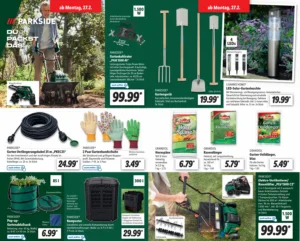 Lidl Gartengeräte ab 27. März 2023