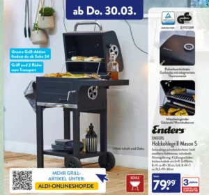 🔥 ENDERS Holzkohlegrill Mason S