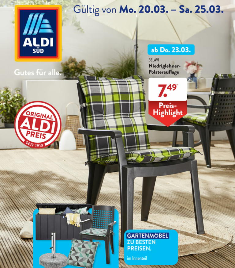 ALDI Nord & Süd Gartenstuhl Angebote Wann geht es los?