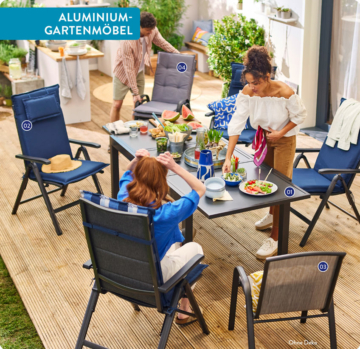 ALDI ALUGlasGartentisch ausziehbar ab 20. April 2023 ☝️