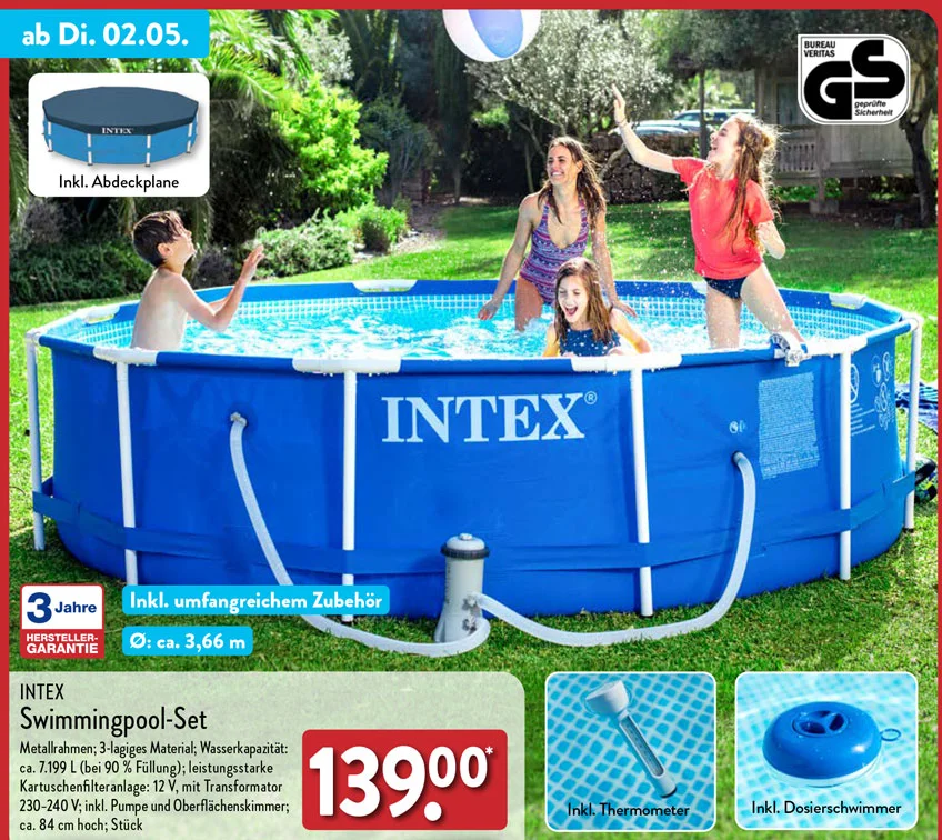ALDI Nord Pool von Intex ab 2. Mai 2023