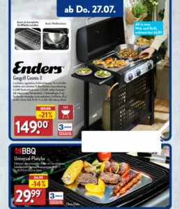 ALDI Nord ENDERS Gasgrill Cosmo 3